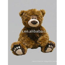 gran oso de peluche de peluche relleno con huella